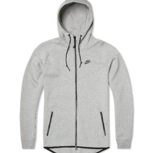 Nike Men Tech Fleece Hoodie New Grey Full Zip Sweatshirt (M) (new without tags)